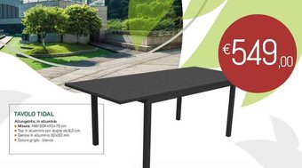 GRANCASA TAVOLO TIDAL offerta