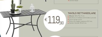 TAVOLO RETTANGOLARE