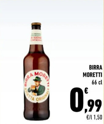 Conad City BIRRA MORETTI 66 cl offerta