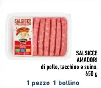 Conad City SALSICCE AMADORI 650 g offerta