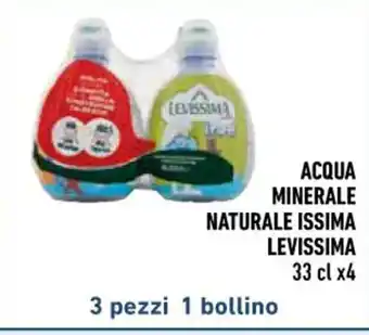Conad City ACQUA MINERALE NATURALE ISSIMA LEVISSIMA 33 cl x4 offerta