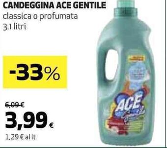 Coop CANDEGGINA ACE GENTILE classica o profumata 3.1 litri offerta