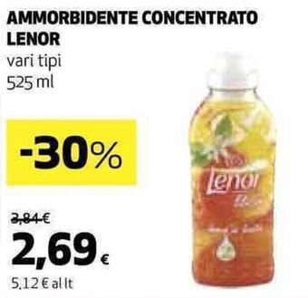 Coop AMMORBIDENTE CONCENTRATO LENOR vari tipi 525 ml offerta