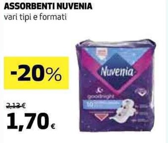 Coop ASSORBENTI NUVENIA vari tipi e formati offerta
