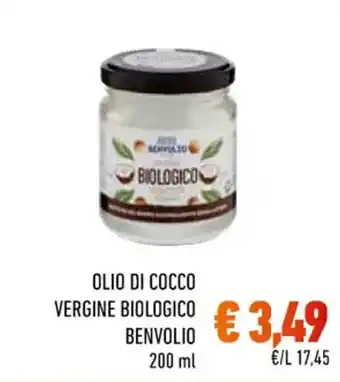 Conad City OLIO DI COCCO VERGINE BIOLOGICO 200 ml offerta