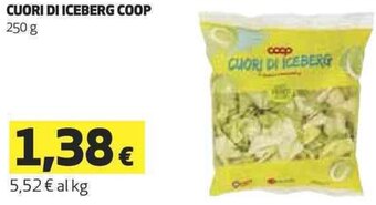 Coop CUORI DI ICEBERG COOP 250 g offerta