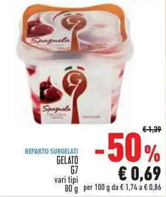 Conad Superstore GELATO G7 80 g offerta