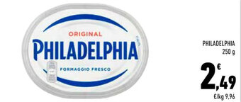 Conad Margherita PHILADELPHIA 250 g offerta