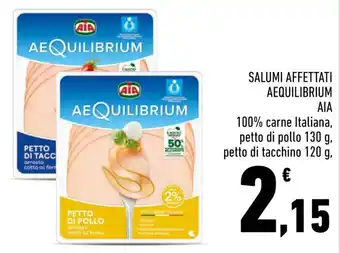 Conad Margherita SALUMI AFFETTATI AEQUILIBRIUM AIA 130 g offerta