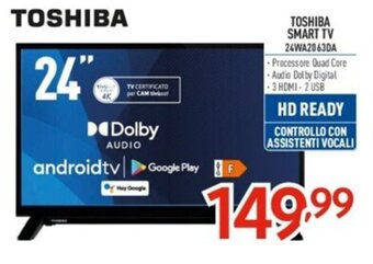 Elettrosintesi TOSHIBA SMART TV 24WA2063DA offerta