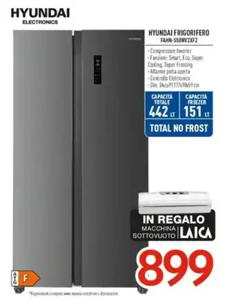 Elettrosintesi HYUNDAI FRIGORIFERO FAHN-550NV2XF2 offerta