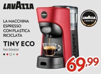 LAVAZZA LA MACCHINA ESPRESSO CON PLASTICA RICICLATA TINY ECO