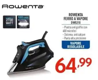 Elettrosintesi ROWENTA FERRO A VAPORE DW5310 offerta