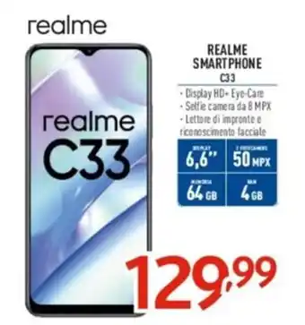 Elettrosintesi REALME SMARTPHONE C33 offerta