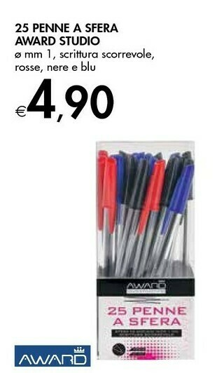 Bennet Award Studio 25 Penne A Sfera offerta
