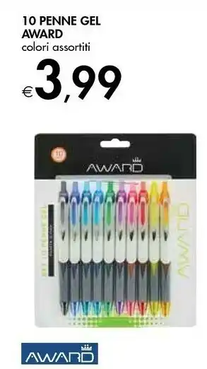 Bennet Award 10 Penne Gel offerta
