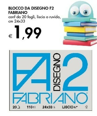 Fabriano Blocco Da Disegno F2