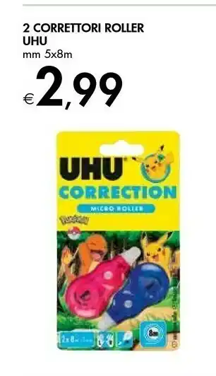 Bennet Uhu 2 Correttori Roller offerta