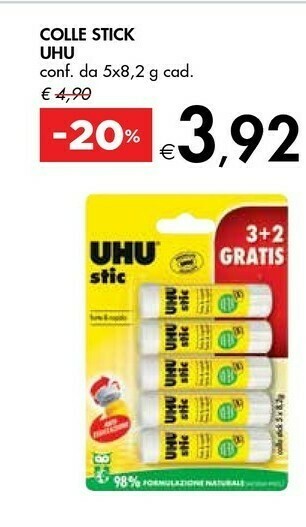 Bennet Uhu Colle Stick offerta