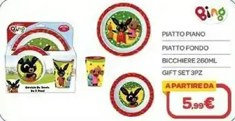 Bimbo Store Bing Piatto Piano offerta