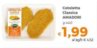 Tocal Cotoletta Classica AMADORI g 440 offerta