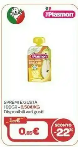 Bimbo Store Plasmon Spremi E Gusta 100gr offerta