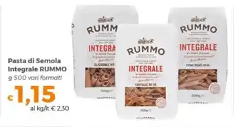Pasta di Semola Integrale RUMMO g 500