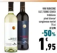 Conad Terre cevico vini rubicone i.g.t. offerta