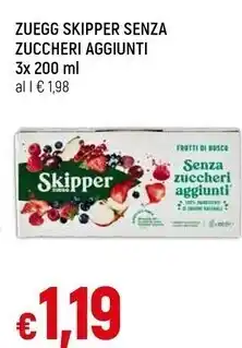 Zuegg skipper senza zuccheri aggiunti 3x