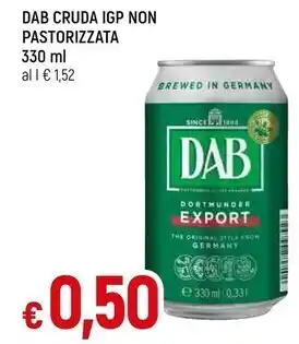 Famila Dab cruda igp non pastorizzata offerta