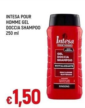 Famila Intesa pour homme gel doccia shampoo offerta