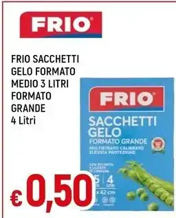 Famila Frio sacchetti gelo formato medio 3 litri formato grande offerta