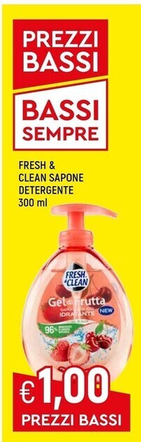 Famila Fresh & clean sapone detergente offerta