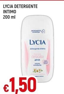 Famila Lycia detergente intimo offerta