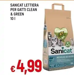 Famila Sanicat lettiera per gatti clean & green offerta