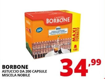 Comet Caffe borbone astuccio da 200 capsule miscela nobile offerta
