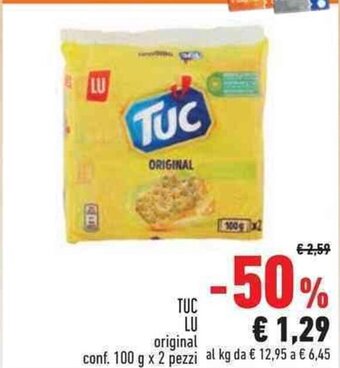 Conad Superstore TUC LU original conf. 100 g x 2 pezzi offerta