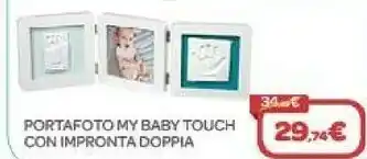 Bimbo Store BabyArt Portafoto My Baby Touch Con Impronta Doppia offerta