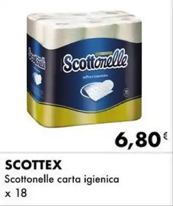 Iper Tosano SCOTTEX Scottonelle carta igienica x 18 offerta