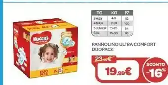 Bimbo Store Huggies Pannolino Ultra Comfort Duopack offerta