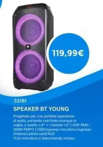 Euronics SPEAKER BT YOUNG offerta