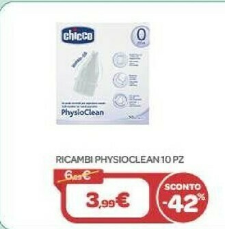 Bimbo Store Chicco Ricambi Physioclean 10Pz offerta