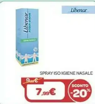 Bimbo Store Libenar Spray Iso Igiene Nasale offerta