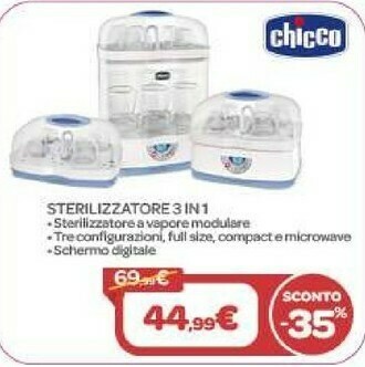 Chicco Sterilizzatore 3 In 1