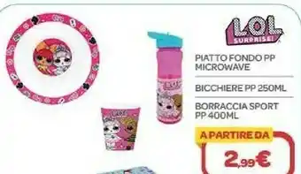 Bimbo Store Lol Surprise Piatto Fondo PP Microwave offerta