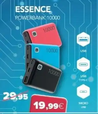 Euronics cellularline ESSENCE POWERBANK 10000 offerta