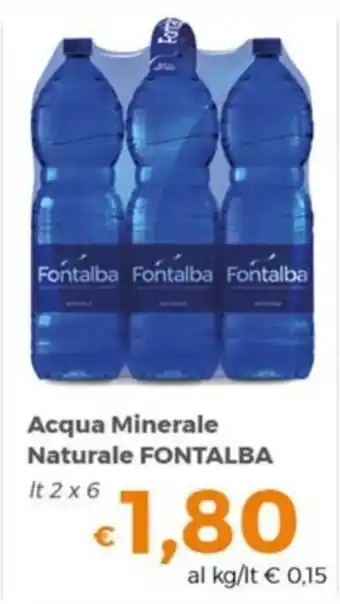 Tocal Acqua Minerale Naturale FONTALBA It 2 x 6 offerta