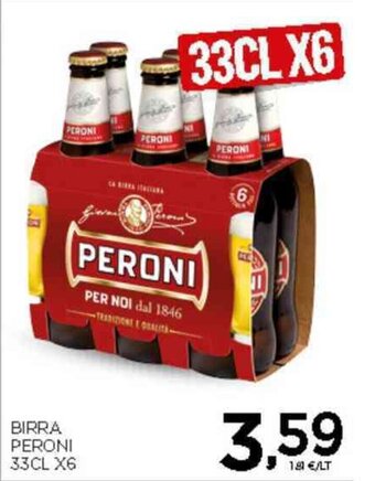 Interspar BIRRA PERONI 33CL X6 offerta