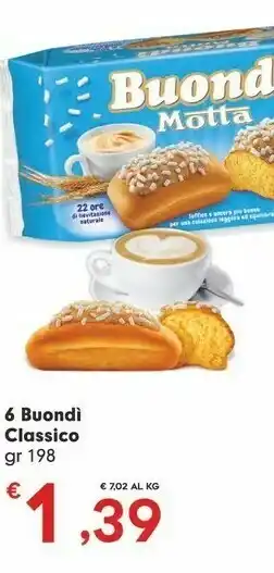 Despar Motta 6 Buondi Classico offerta