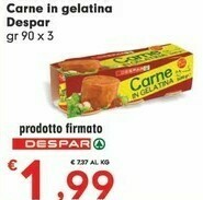 Despar Despar Carne In Gelatina offerta